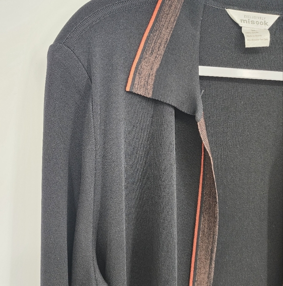 Exclusively Misook Open Front Cardigan Shoulder Pads XL - Picture 3 of 10